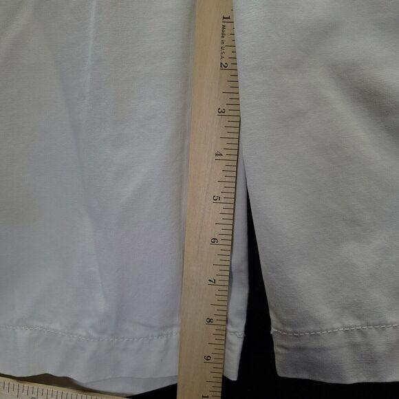 Savane Mens Shorts Beige Size 42 Cotton Blend Button Zip Closure Pockets - Picture 5 of 12